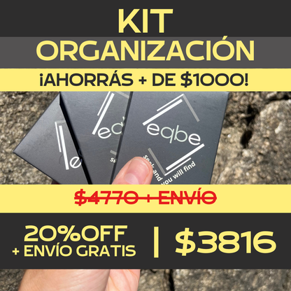 Apple/KIT ORGANIZACiÓN x3 eqbeTag