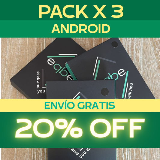 Android PACK x3 Localizador Eqbe Tag