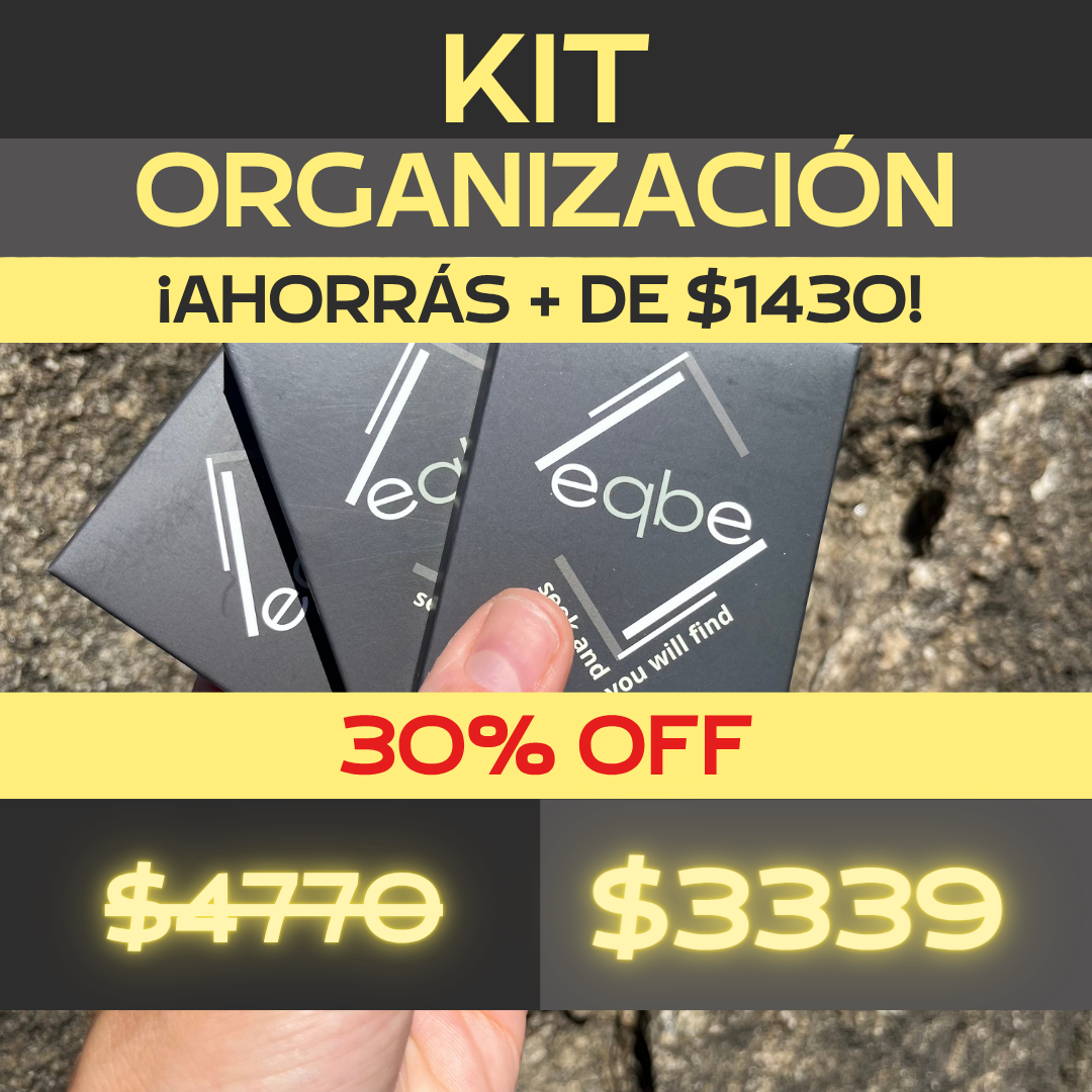 Apple/KIT ORGANIZACiÓN x3 eqbe Tag