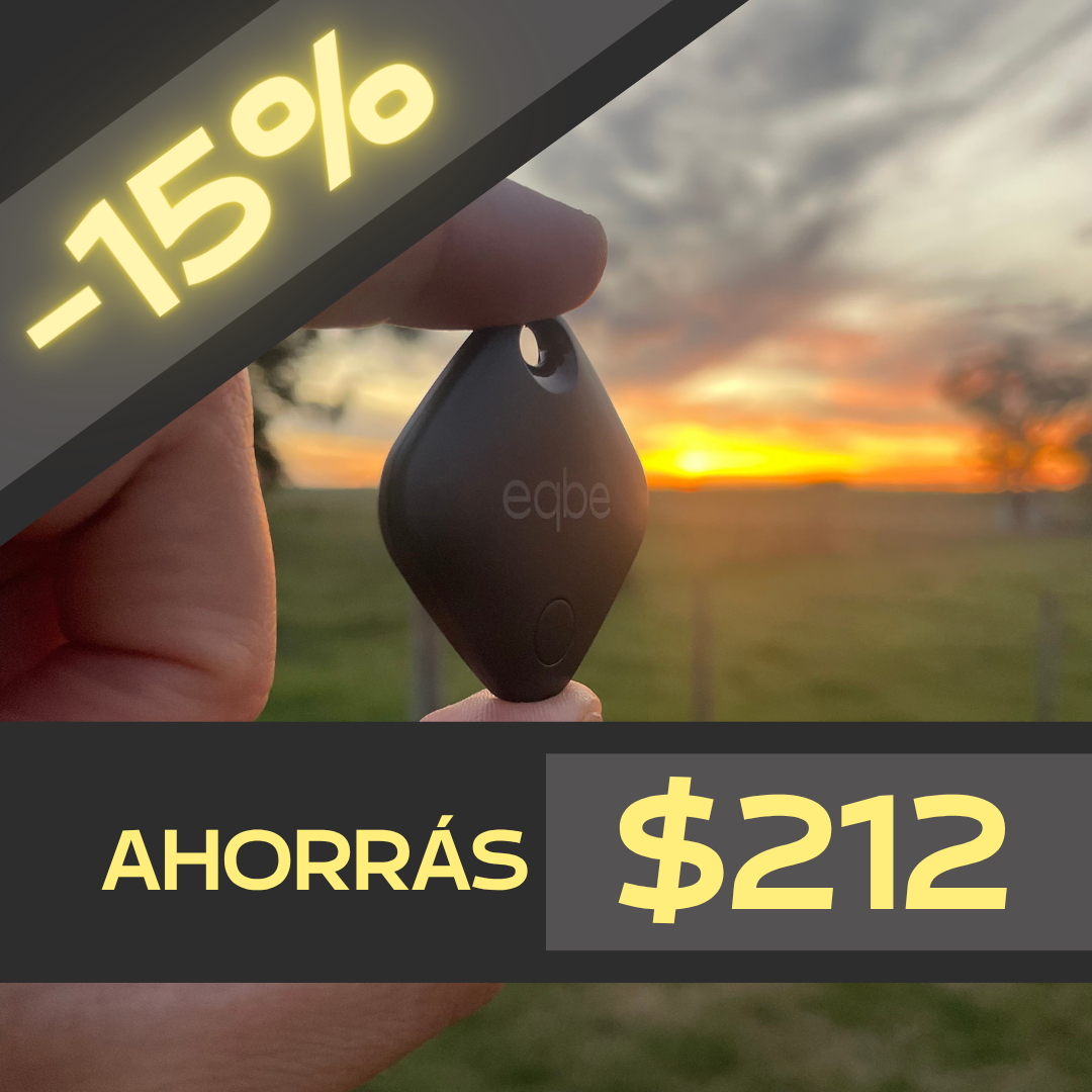 eqbe Tag Negro - Localizador Smart para Android